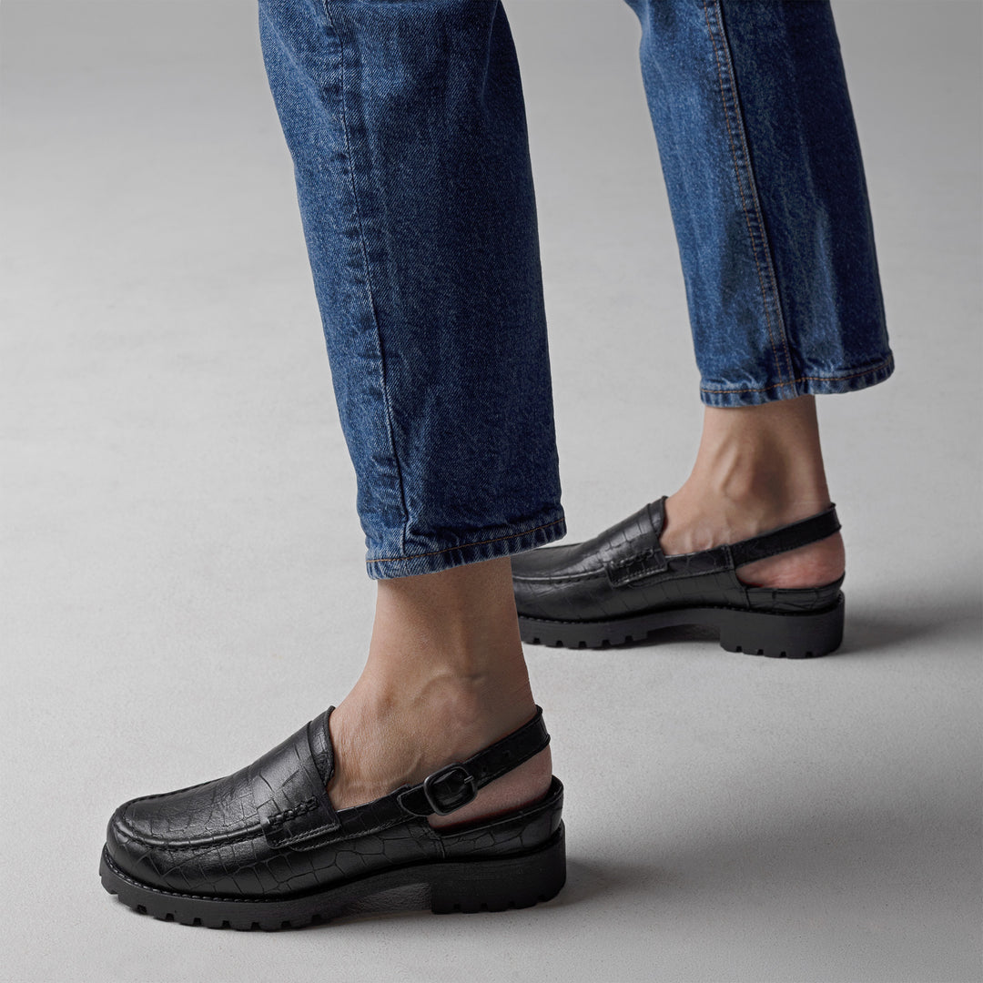 TATAR Zero Waste slingback-loaferit